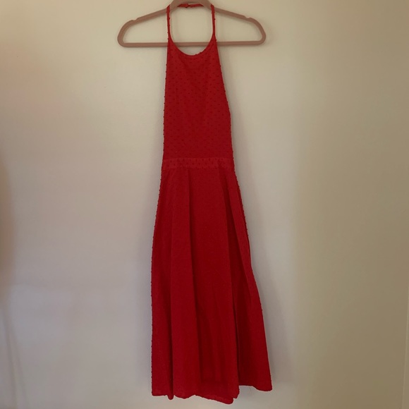 Madewell Dresses & Skirts - Madewell Halter Tie-Back Midi Dress in Clipdot